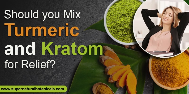 Should you Mix Turmeric and Kratom for Relief?