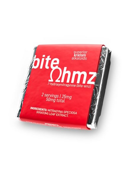 Bite Ohmz 7-Hydroxymitragynine Chocolate 50mg (money app only)